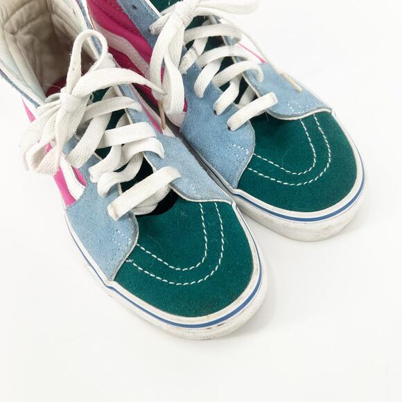 VANS SK8-Hi Colorblock High Top Skate Shoes - Picture 2 of 9